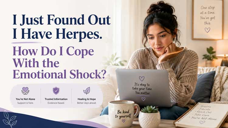Just found out you have herpes? Learn how to cope with the emotional shock